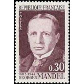 20ème anniversaire de la mort de Georges Mandel année 1964 n° 1423 yvert et tellier luxe