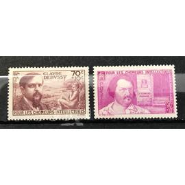 Lot de 2 timbres neufs** France 1940 y & t n° 462/463