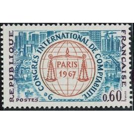 France 1967 Used 9e Congrès international de comptabilité Y&T FR 1529 SU