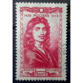 Célébrités 1944 - XVIIème Siècle - Molière 50c+1f50 (Très Joli n° 612) Obl - France Année 1944 - brn83 - N32443