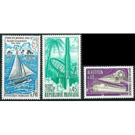 france 1970, très beaux timbres neufs** luxe yvert 1621 tour du monde d