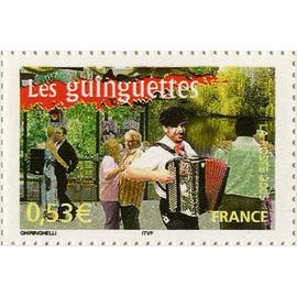 france 2005, très beau timbre neuf** luxe yvert 3770, Portraits de régions N° 5 - La France à vivre, Les guinguettes. -
