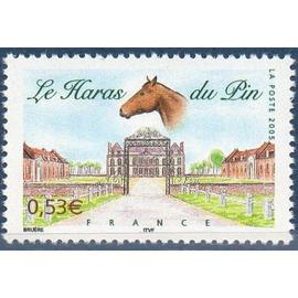france 2005, très beau timbre neuf** luxe yvert 3808, le haras du pin. -