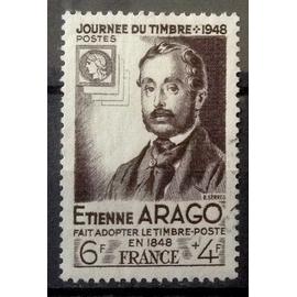 Journée du Timbre 1948 - Etienne Arago 6f+4f (Très Joli n° 794) Obl - France Année 1948 - brn83 - N32515