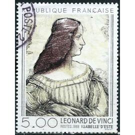 France 1986, Beau Timbre Yvert 2446, Tableau De Léonard De Vinci, "Portrait D
