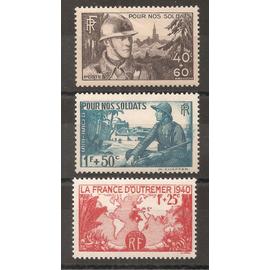 451 - 452 - 453 (1940) Pour nos Soldats / France d
