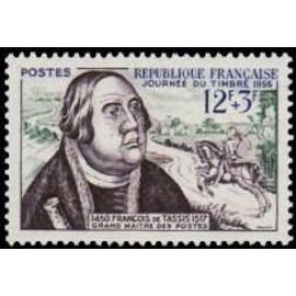 Journée du timbre : François de Tassis année 1956 n° 1054 yvert et tellier luxe