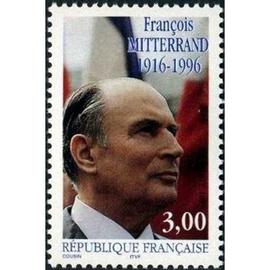 2ème anniversaire de la mort du président François Miterrand année 1997 n° 3042 yvert et tellier luxe