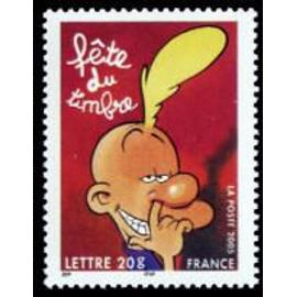 fête du timbre : bande dessinée Titeuf : Titeuf année 2005 n° 3751 yvert et tellier luxe validité permanente