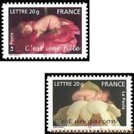 timbres pour naissances : "c