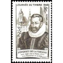 journée du timbre : Fouquet année 1946 n° 754 yvert et tellier luxe
