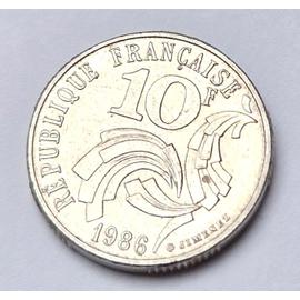 Pièce de monnaie 10 Francs Jimenez 1986 République Française