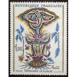 France 1966, très beau timbre neuf** luxe yvert n° 1493 - Tapisserie de Lurçat.