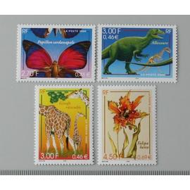 série nature de France (15) faune et flore série complète année 2000 n° 3332 3333 3334 3335 yvert et tellier luxe