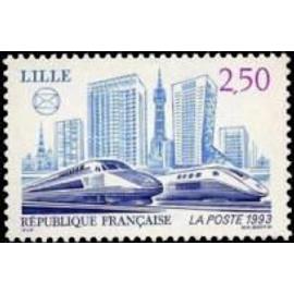 66ème congrès de la fédération des sociétés philatéliques françaises à Lille année 1993 n° 2811 yvert et tellier luxe
