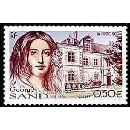 france 2004, très beau timbre neuf** luxe yvert 3645, bicentenaire de la naissance de george sand. -