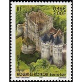 Château de Nogent le Rotrou année 2001 n° 3386 yvert et tellier luxe