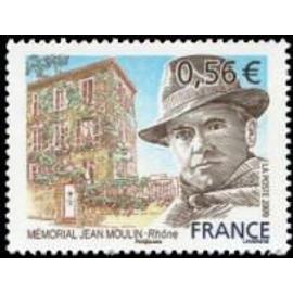 Mémorial Jean Moulin à Caluire (Rhône) année 2009 n° 4371 yvert et tellier luxe