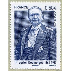 france 2013, très beau timbre neuf** luxe yvert 4793, Gaston Doumergue, homme politique français.
