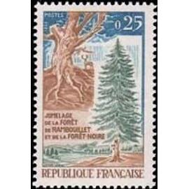 Jumelage de la forêt de Rambouillet et de la forêt noire année 1968 n° 1561 yvert et tellier luxe