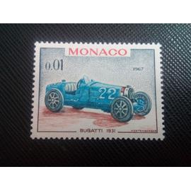TIMBRE MONACO Y T 708 Bugatti 1931 1967 ( 010208 )
