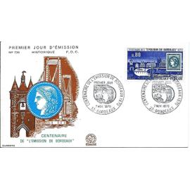 france 1970, belle enveloppe 1er jour FDC 739, timbre yvert 1659, centenaire de l