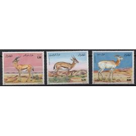 Algérie timbres les chiens 1992