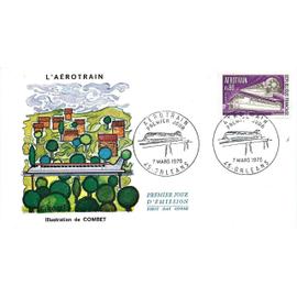 france 1970, très belle enveloppe 1er jour, timbre 1631 l