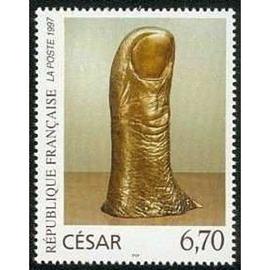 France 1997, Série Art, Très Beau Timbre Neuf** Luxe Yvert 3104, Oeuvre De César - Le Pouce.
