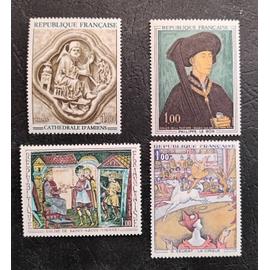 Timbre France neuf 1969 , Y&T n 1586 , 1587 , 1588 , 1588a , non oblitérés , comme neuf.