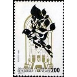 La grande synagogue de la rue de la Victoire à Paris année 1988 n° 2516 yvert et tellier luxe