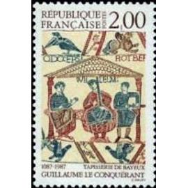 900ème anniversaire de la mort de Guillaume le Conquérant : tapisserie de Bayeux année 1987 n° 2492 yvert et tellier luxe