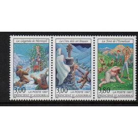 Andorre timbres contes et légendes 1997