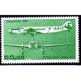france. poste aerienne no 60 .dewoitine 338. annee 1987.neuf