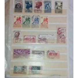 Lot 25 timbres Afrique occidentale et équatoriale française