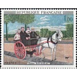 Art : "la carriole du père Juniet" Douanier Rousseau année 1967 n° 1517 yvert et tellier luxe