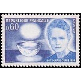 centenaire de la naissance de Marie Sklodowska-Curie année 1967 n° 1533 yvert et tellier luxe