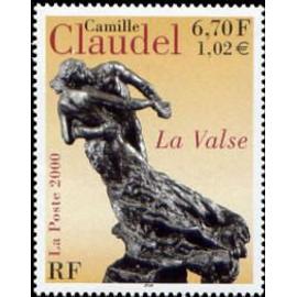 Art : "la Valse" Camille Claudel année 2000 n° 3309 yvert et tellier luxe