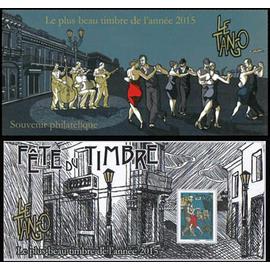 Fête du timbre : danse : danseurs de tango : le plus beau timbre de l
