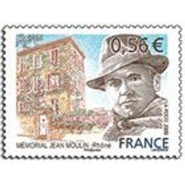 timbre france oblitéré jean moulin à caluire de 2009 y&t 4371