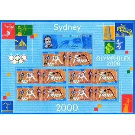 Jeux olympiques de Sydney (Australie) divers sports bloc feuillet 31A année 2000 n° 3340 3341 yvert et tellier luxe