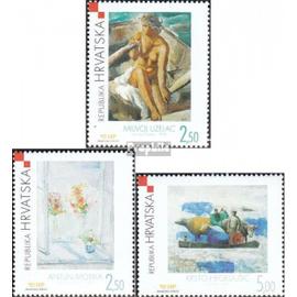 Croatie 627-629 (édition complète) neuf 2002 Peintures