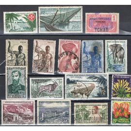 Afrique équatoriale française timbres divers
