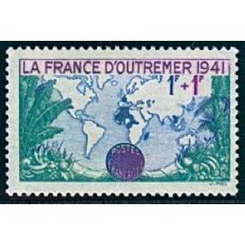 timbre france oblitéré "pour la france d