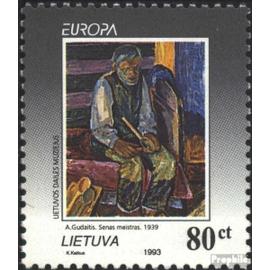 Lituanie 544 (édition complète) oblitéré 1993 Art