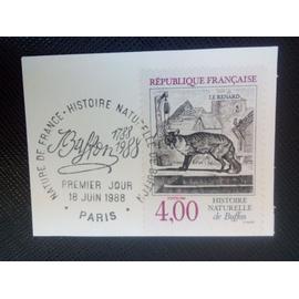 TIMBRE FRANCE Y T 2541 Renard roux (Vulpes vulpes) 1988 ( 060308 )