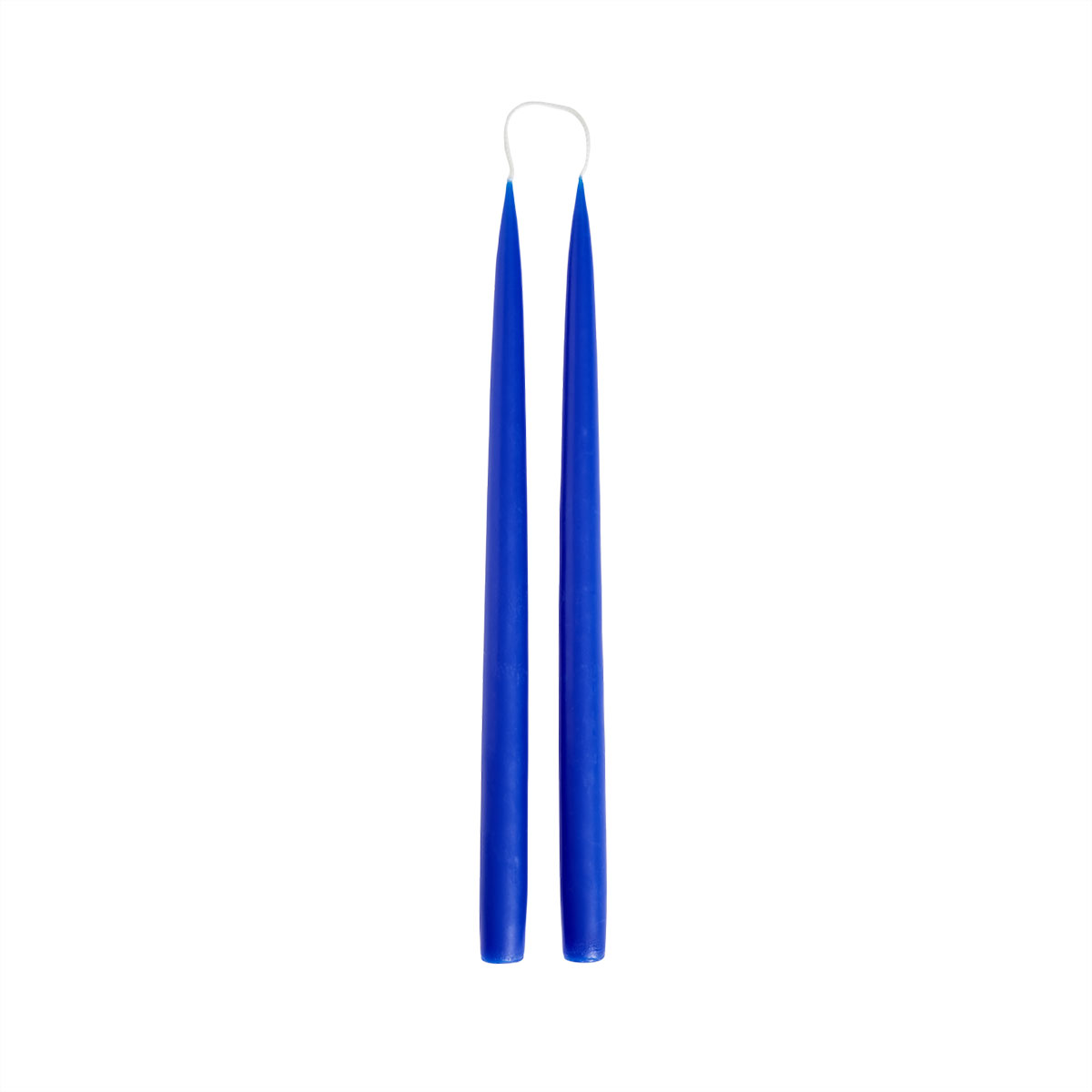 Bougies bleu en paraffine Ø2,2xH35cm