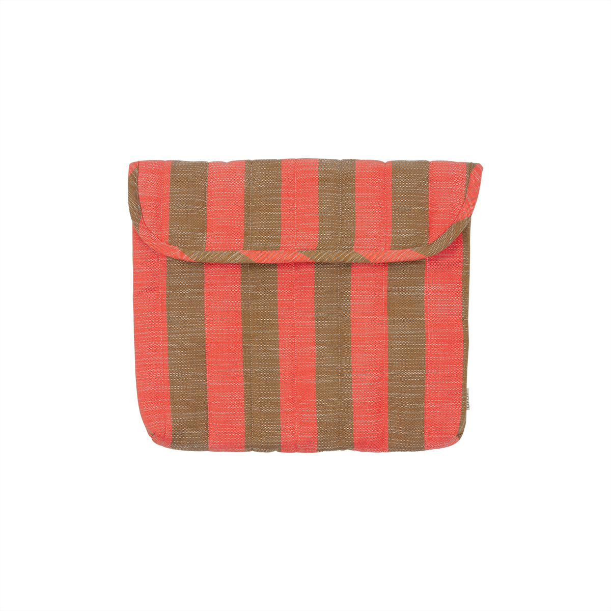 Housse rouge en coton H25,5x33x2cm