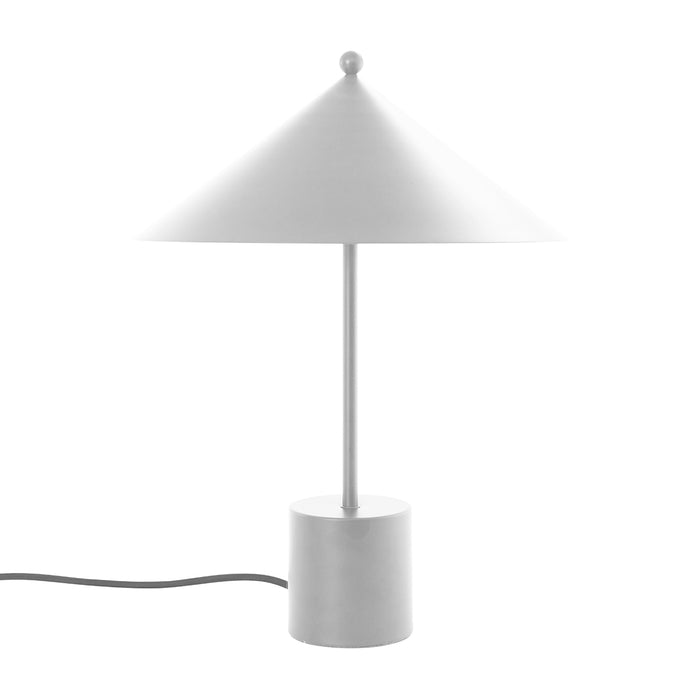 Lampe de table Kasa blanc en métal Ø35x50cm