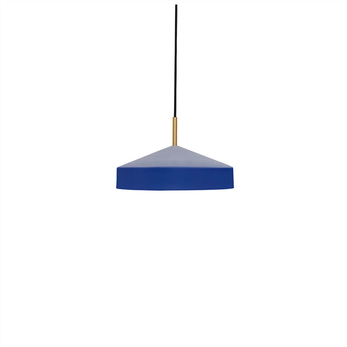 Lampe suspendue bleu en métal Ø30xH18cm